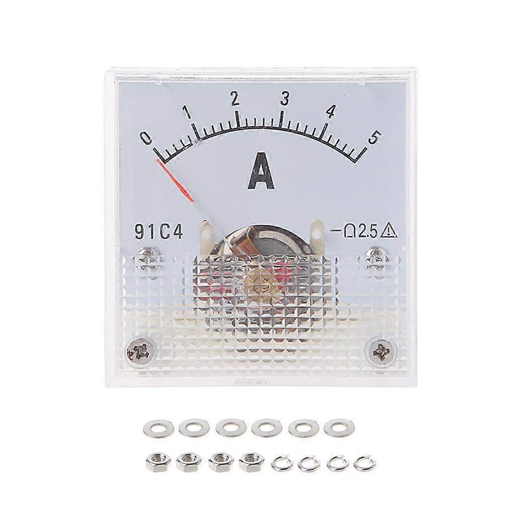 Mini Current Analogue Ammeter Professional Durable 2.5 Accuracy Current Meter