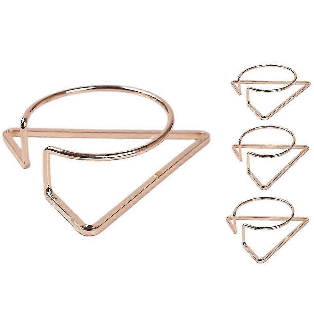 Doré Triple-cornered Simple Nordic Style Serviette Boucle Soft Model Room Furniture Tableware Orname