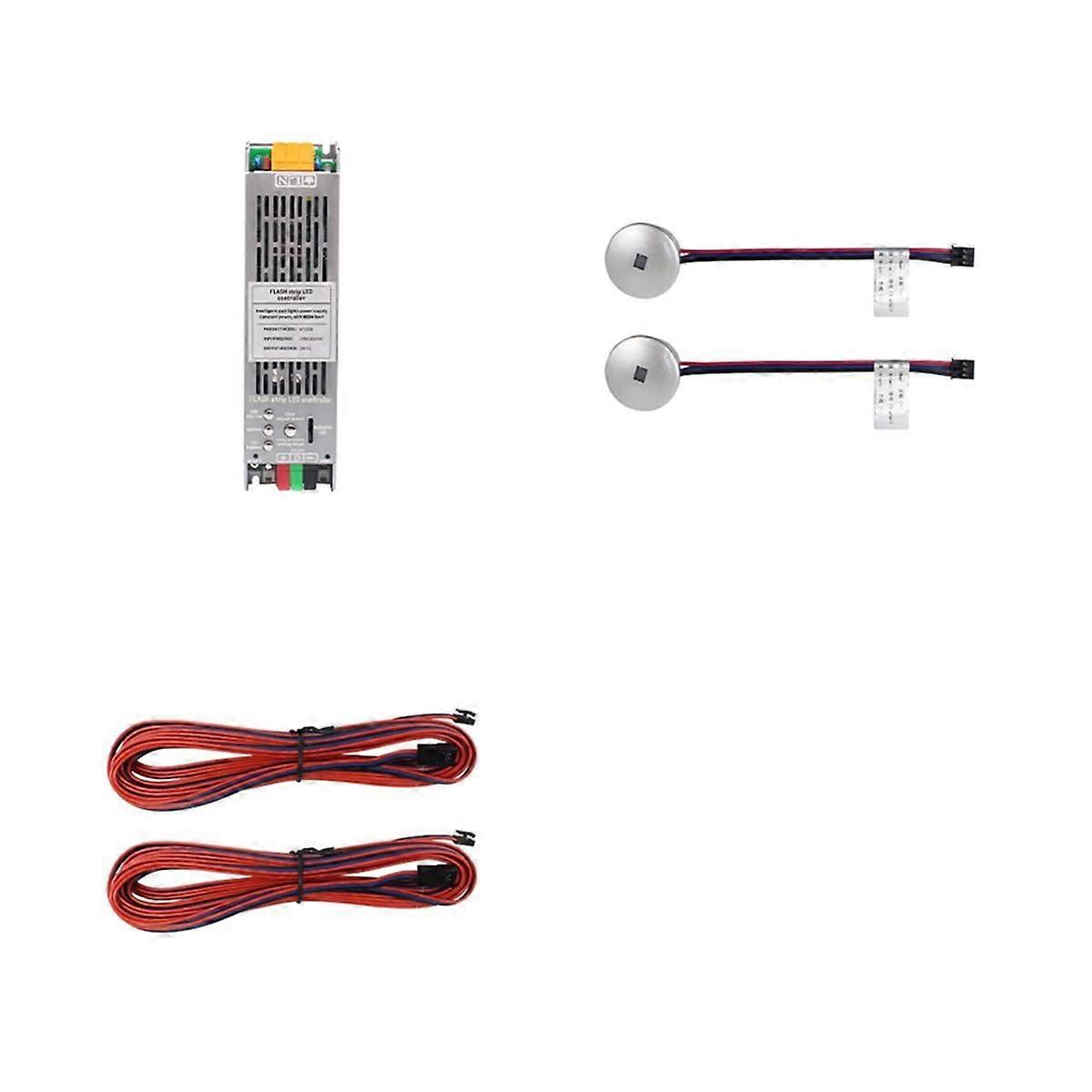 2in1 Stair Light Controller with Motion Sensor 24v 400W Delay OFF Staircase Hallway Lighting Contro