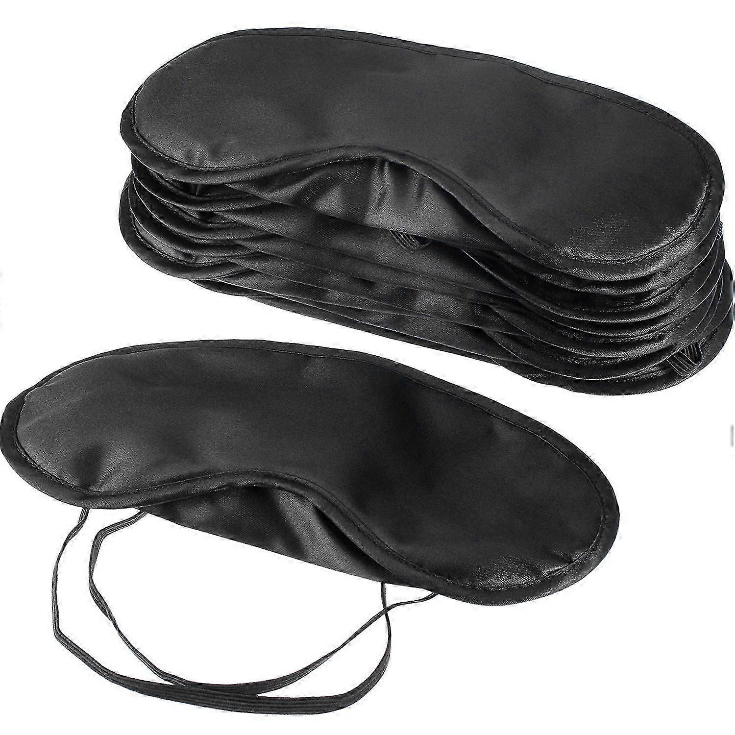 Blindfold Eye Mask Shade Cover for Sleeping with Nose Pad, 10 Pack