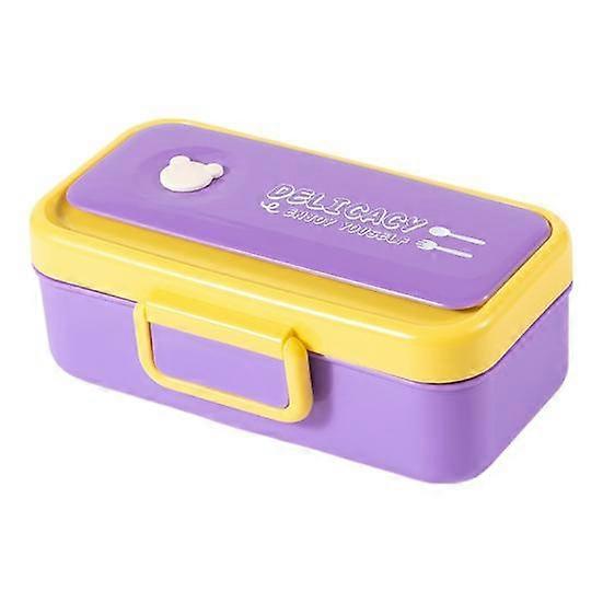 700ML Bento Lunch Box Meal Prep Food Storage Containers Freshness Preservation Lunchbox for Home Kitchen School Outdoor