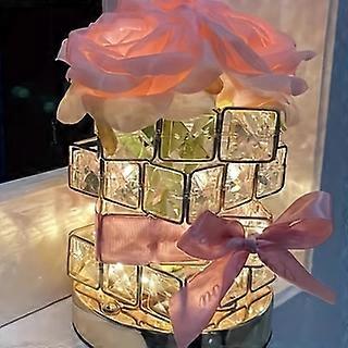 Rose Cube Ambient Lamp with USB: Magical Pink Edition