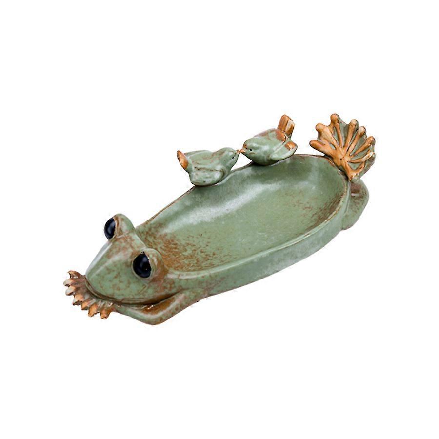 Quirky Frog Planter Pot, Durable Ceramic, Multicolor Finish