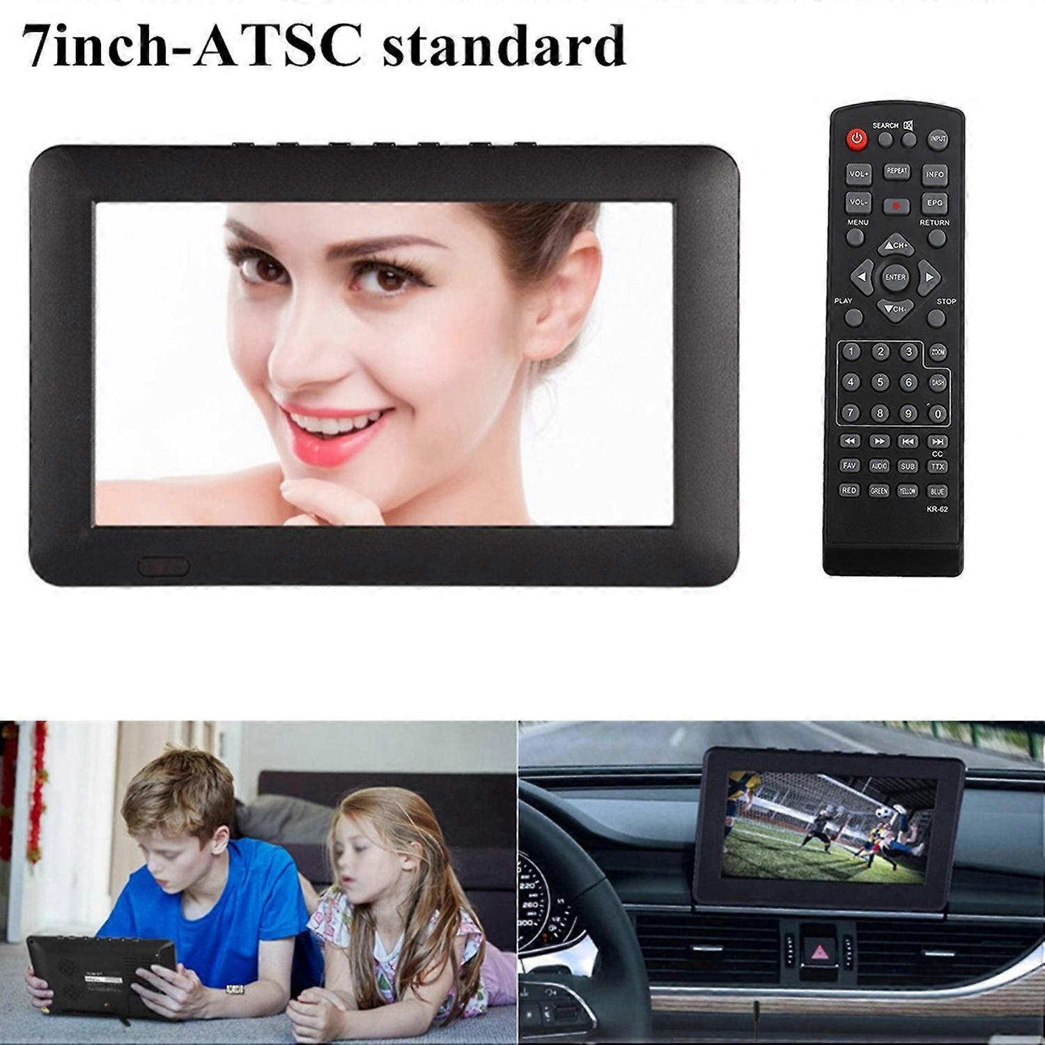 Portable ATSC 10" 16:9 Digital Television TV TFT LED 1080P Video Player