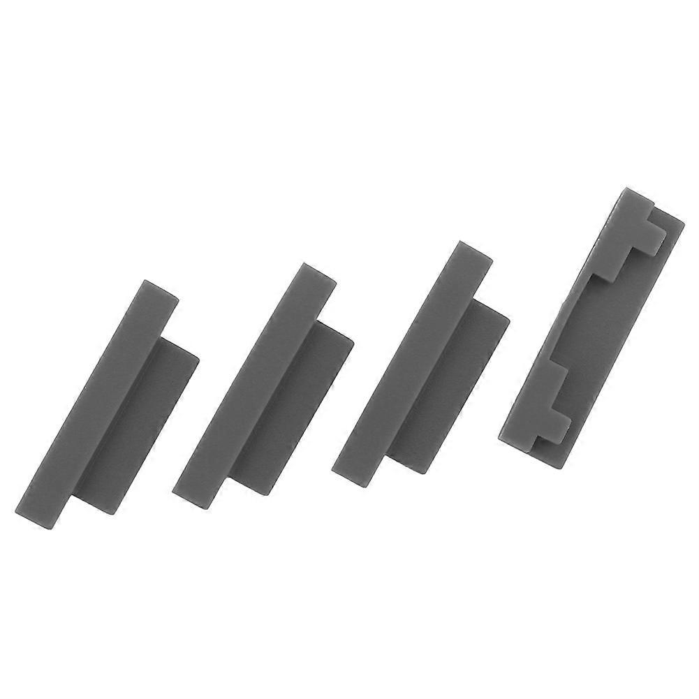 3 יחידות כיסוי יציאת טעינת סוללה + 1 יחידה גוף מזל"ט תקע עמיד בפני אבק עבור DJI SPARK (אפור)