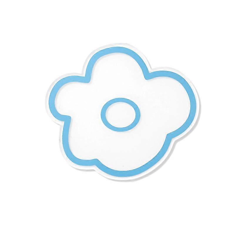 Acrylic flower coaster, heat-insulating, stable, non-slip