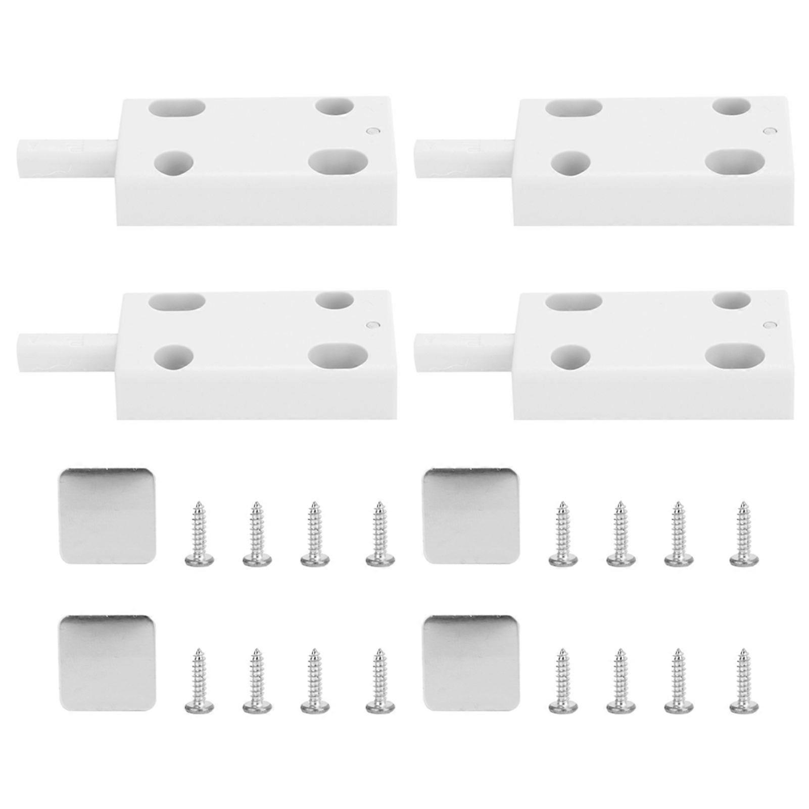 4Set Drawer Damper Door Latch Push to Open System Buffer for Cabinet Cupboard Closet