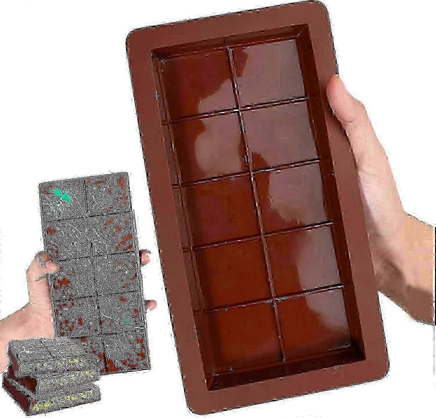 Chocoladevorm Siliconen Chocoladevorm, Verpakking van 1 Siliconen Vorm, Diepe Chocoladevorm, Chocoladevorm voor Chocolade, Chocolade, Zoet
