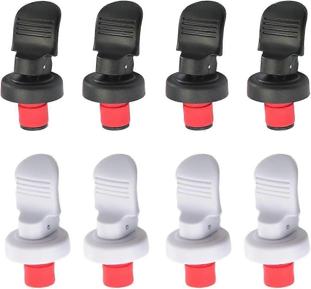 Vinflaskpropp, 8 st vinflaskproppar, PP vinproppar, påfyllningsbara flaskproppar