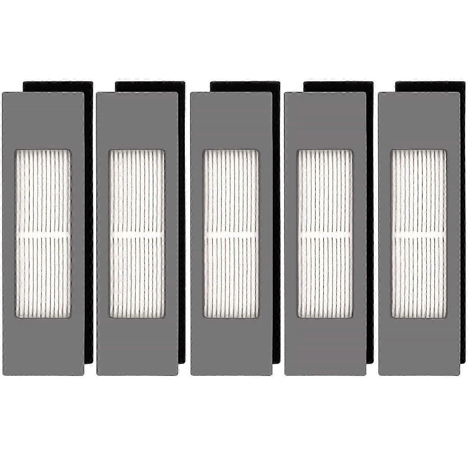 (5pcs) HEPA Filter for Ecovacs DEEBOT OZMO 920 950 T8 AIVI Max T9 T5 N5 N7 N8+ N8 Pro Plus DX55 DX93 DJ65 Robot Vacuum Cleaner Filter Kit  5 Filters