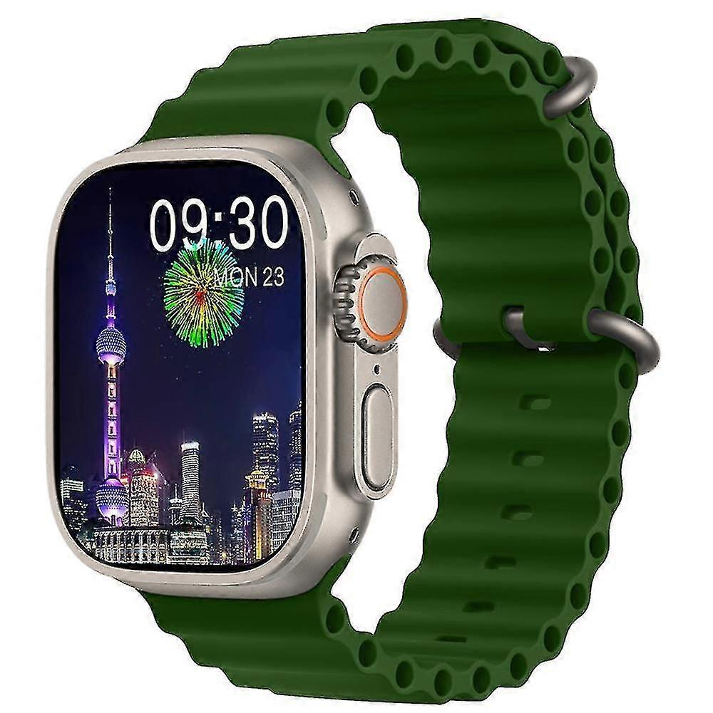 Hk8 Pro Max Ultra Akıllı Saat Erkekler 49mm Amoled Ekran Pusula Nfc Smartwatch