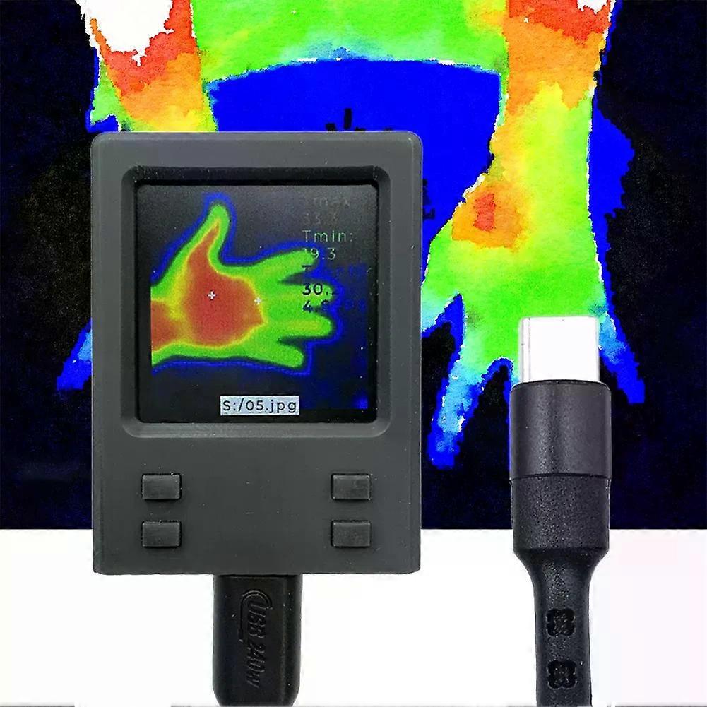 Handhållen infraröd värmekamera WiFi bärbar infraröd sensor värmekamera 32x32 IR-upplösning värmekamera -20-1000