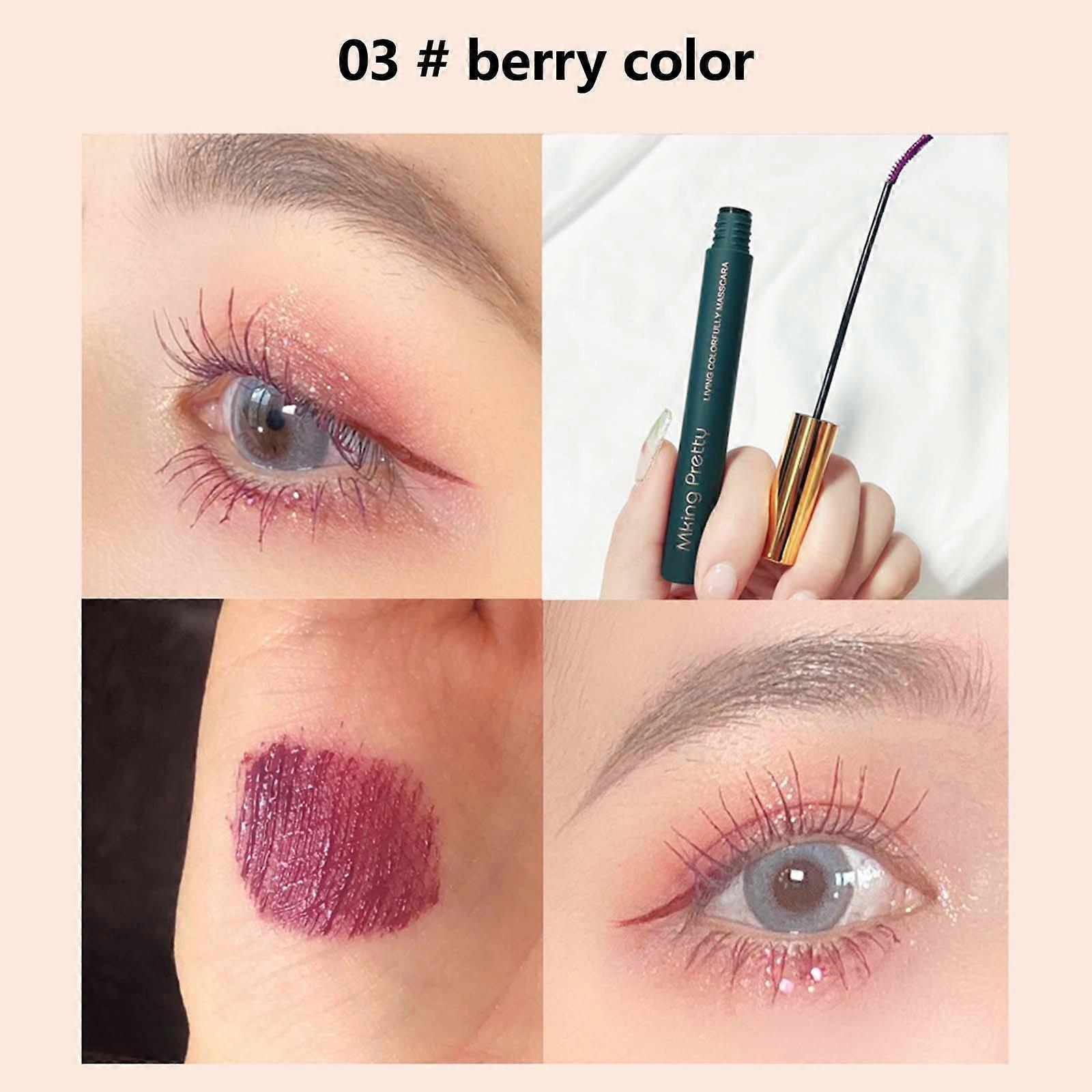 Oeil coloré noir, fibre pour femmes, boucle longue, forme super longue,, résistant à la transpiration, pinceau fin 5ml PU6808