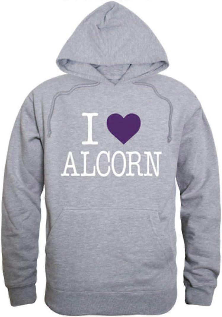 Ich liebe Alcorn State University Braves Kapuzenpullover Sweatshirt