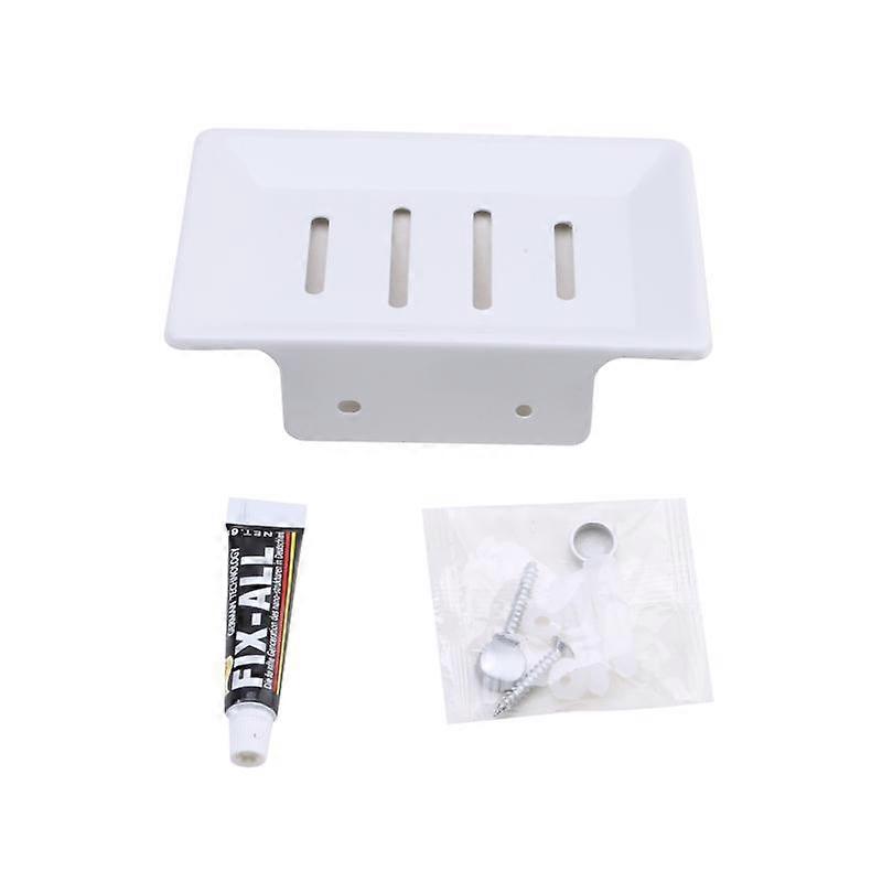 Household Soap Box Perforated Free Soap Storage Box Toilet Wall Mounted Drainage Toilet Shelf