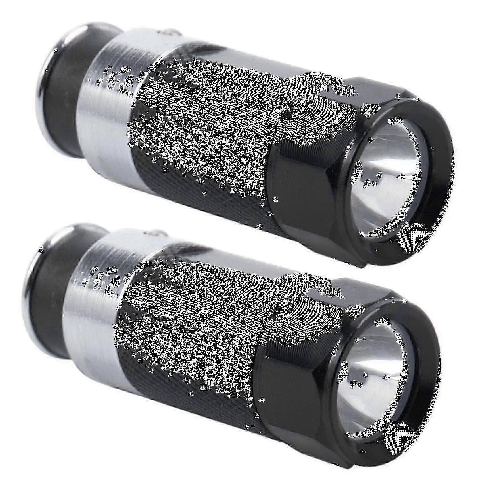 2pcs Mini Led Flashlights Car Cigarette Lighter Led Rechargeable Flashlight