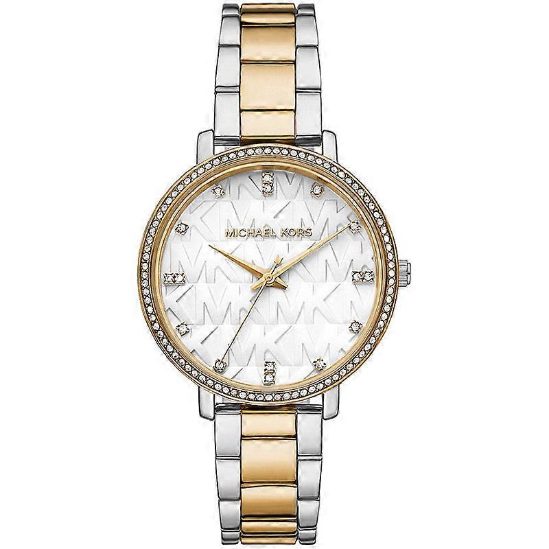 Michael Kors Mk4595 Women's Pyper Two-tone Stainless Steel Watch