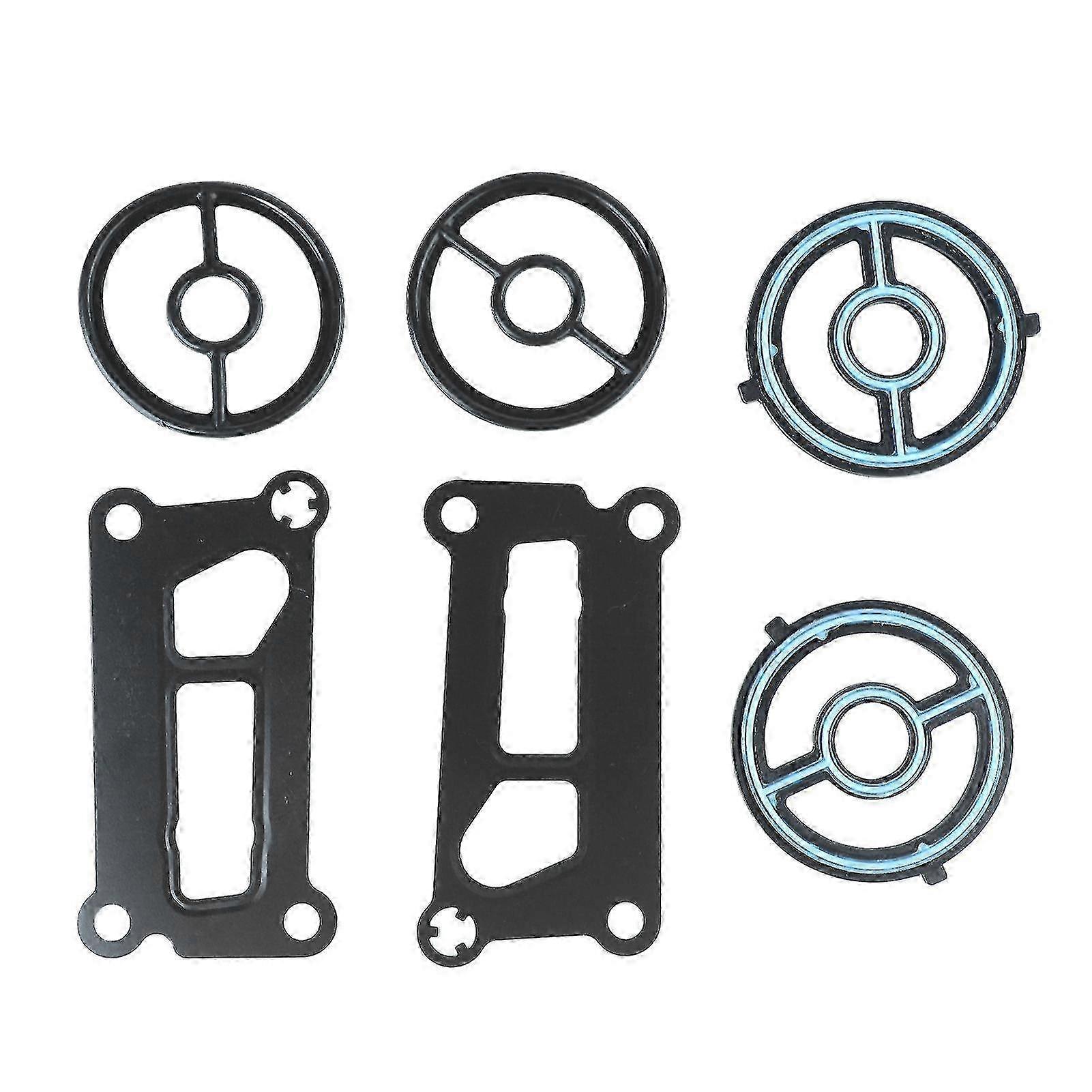 Generic 2 Pcs LF02-14-700 Engine Oil Cooler Seal & Oil Filter
