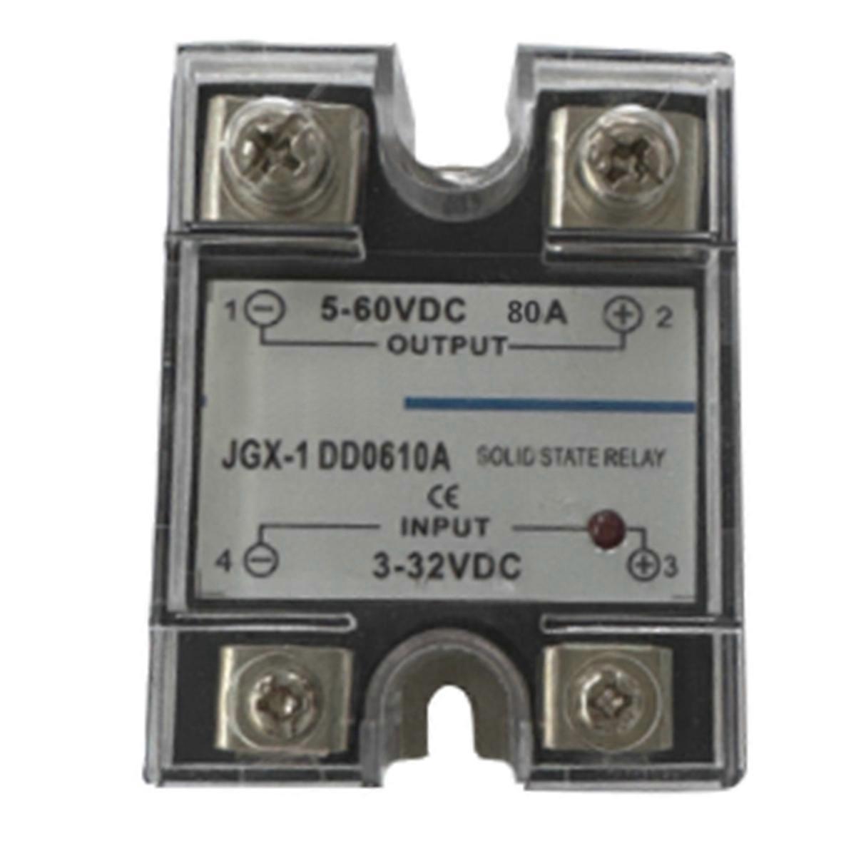 Single Phase SSR DC Control DC Solid State Relay 80DD