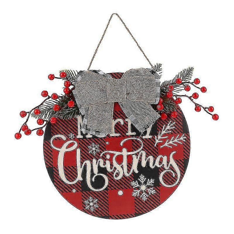 1pcs Christmas Decor Wall Plaque