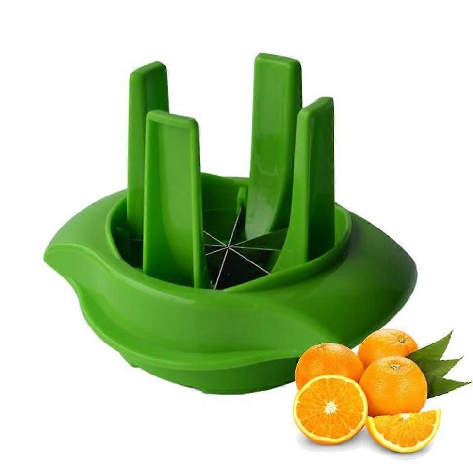 Lemon Slicer Kitchen Gadget - Stainless Steel Fruit Cutter with Ergonomic Handle for Easy Slicing and Serving