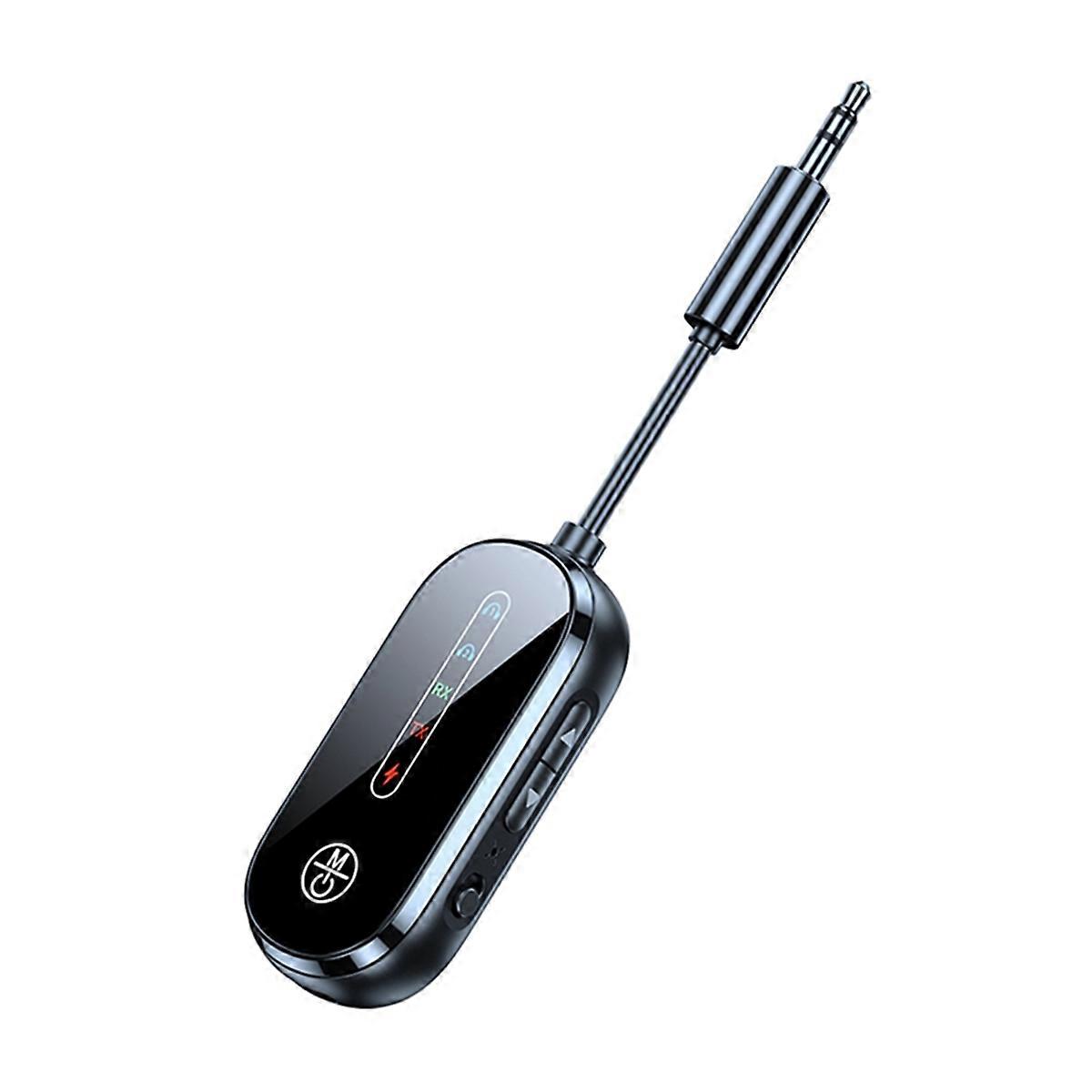 Bluetooth 5.4 Transmitter Adapter Wireless Bluetooth 3.5mm Aux Audio Transmitter/Receiver for Flight