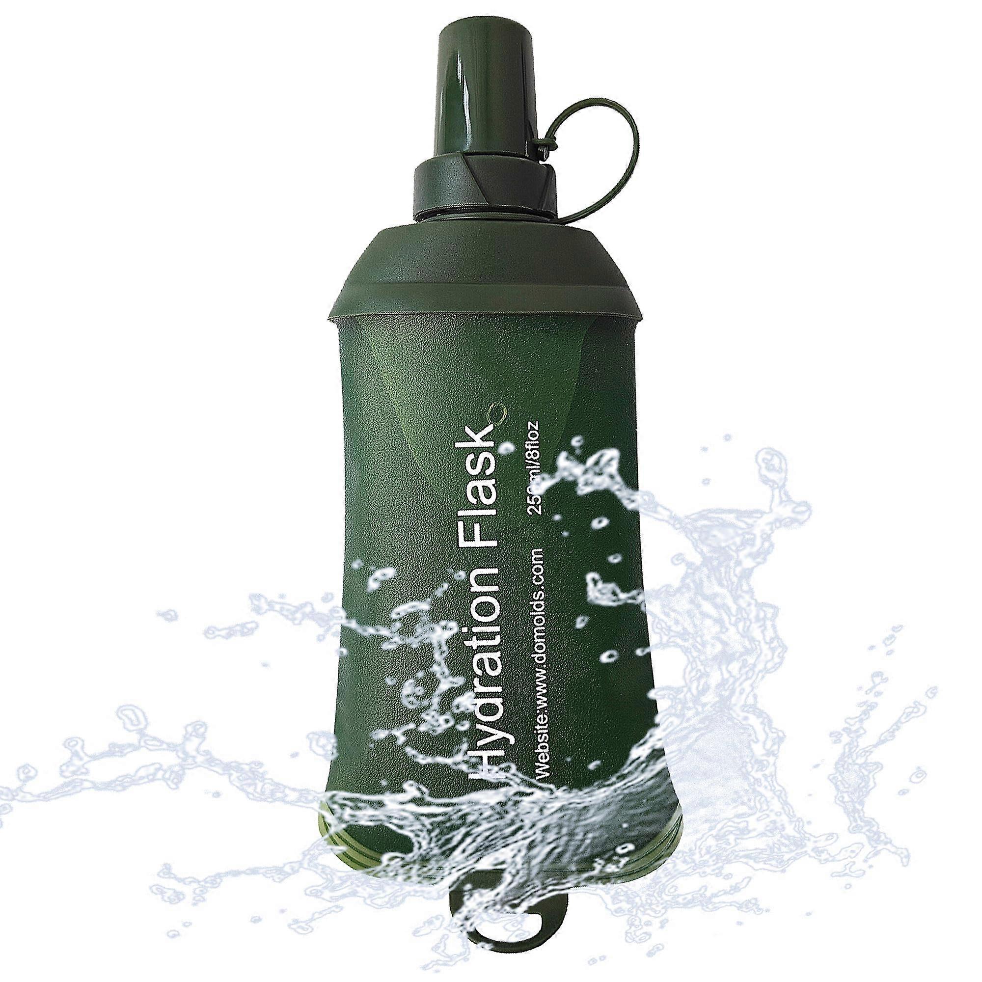 Foldable Running Water Bottle Pack Hydration for Cycling 250ml