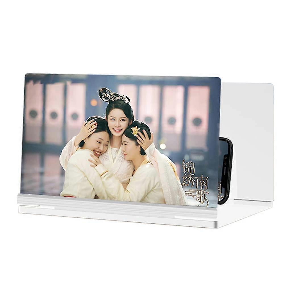Magnifying Glass,Foldable Phone Screen 14/20/32 Inch, Mobile Phone with Folding Stand Holder