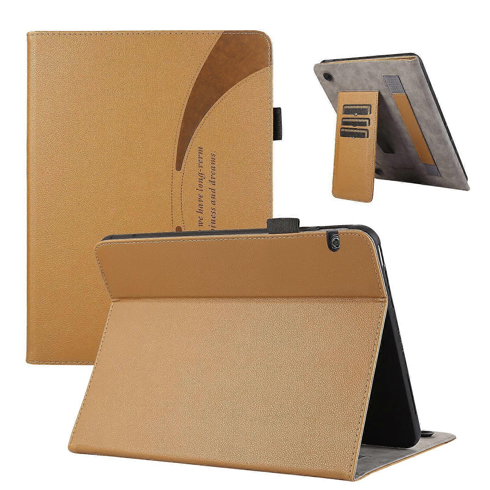 Lychee Textuur Lederen Sucker Tablet Case Voor Huawei MediaPad T5