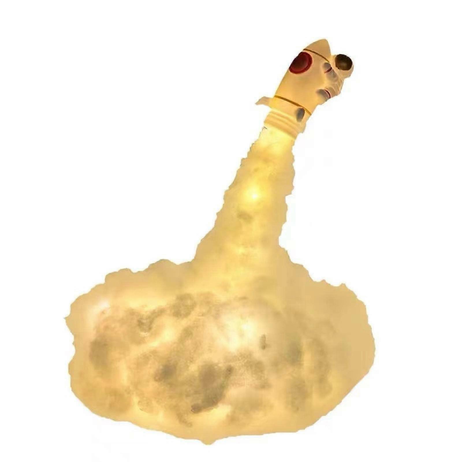 3D Rocket Light Astronaut LED Night Light DIY Kit with USB Plug-in - Ideal Gift for Space Enthusiasts