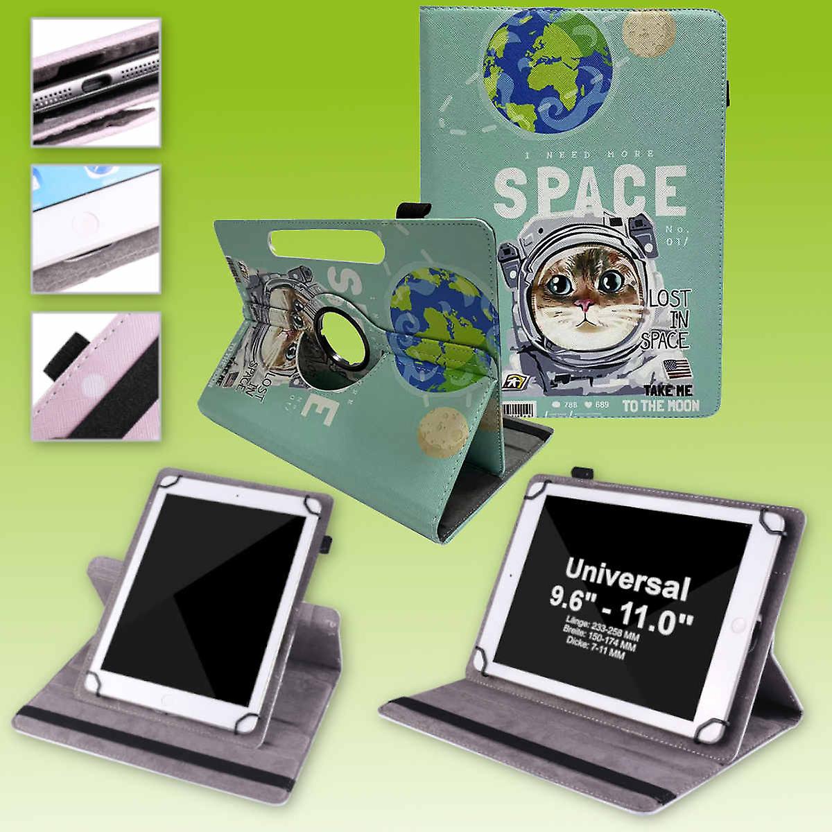 For Samsung Galaxy Tab A8 2021 X205 X200 360 Degree Rotation Universal Motif 20 Tablet Case Art Leather Case Cases
