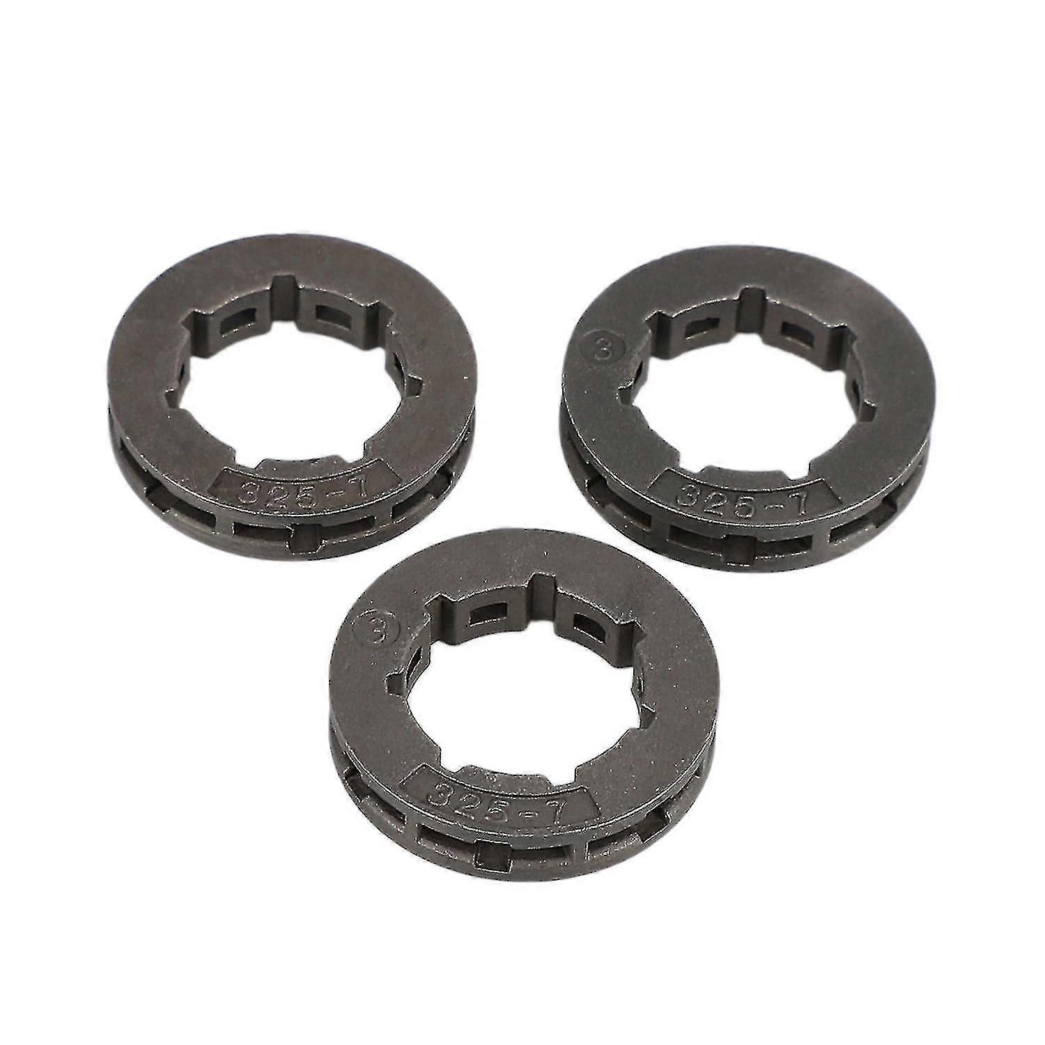 3pcs Tool Parts Metal Chainsaw Spare Part Chain Saw Sprocket Rim Power Mate365/372 365 For Chainsaw Repl