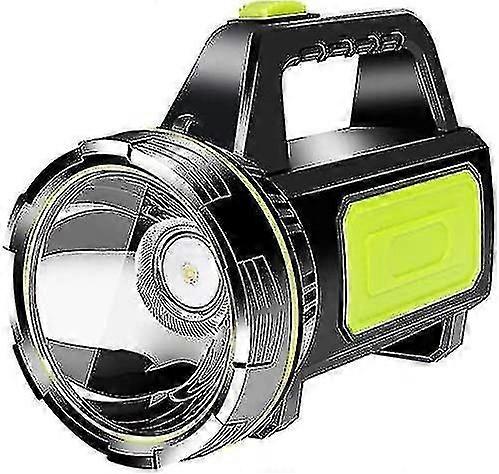 Rechargeable Led Torch Work Light, 4000mah Battery Waterproof Hand Torch Kids Lantern Flashlight Can