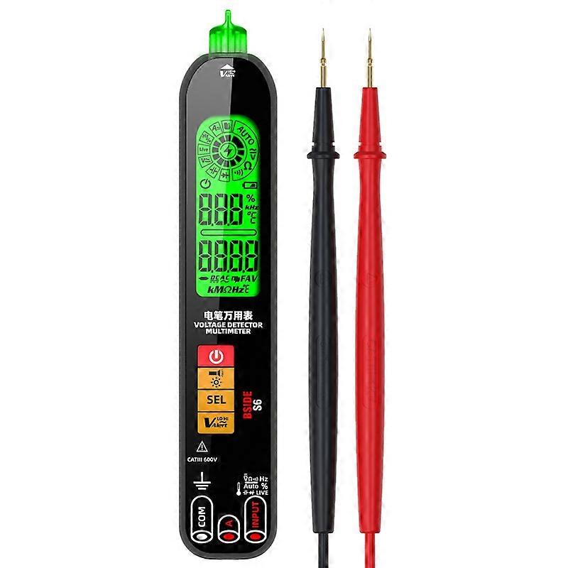 BSIDE S6 Smart Multimetro Digitale Penna di Test Di Corrente Capacitance Temperatura Rilevatore Di Tensione