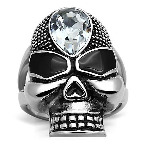 Stainless Steel Ring Top GRD Crystal Clear TK1313 for Women Style High