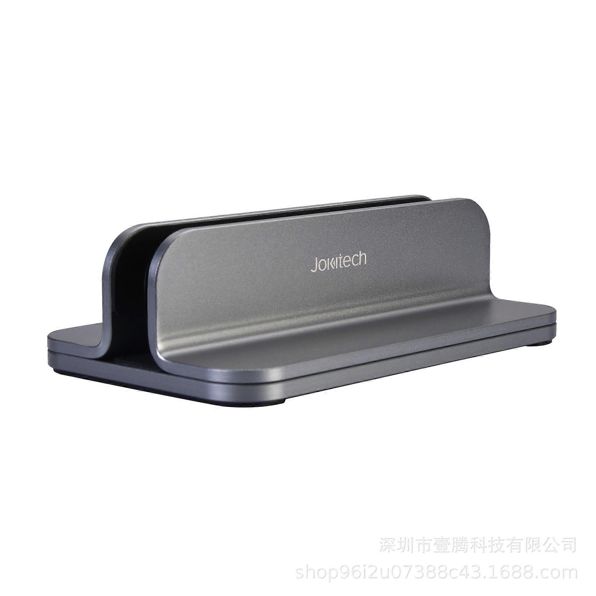 Vertical Laptop Stand Holder, Desktop Aluminum MacBook Stand with Adjustable Dock Size, Fits All MacBook, Surface, Chromebook and Gaming Laptops (Up t