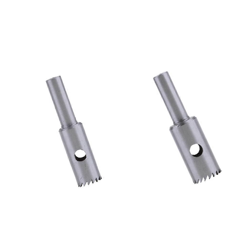 2 Pcs Carbide Tip Cutter HSS Drill Bit Set Wood Bead Cutting 10mm&12mm