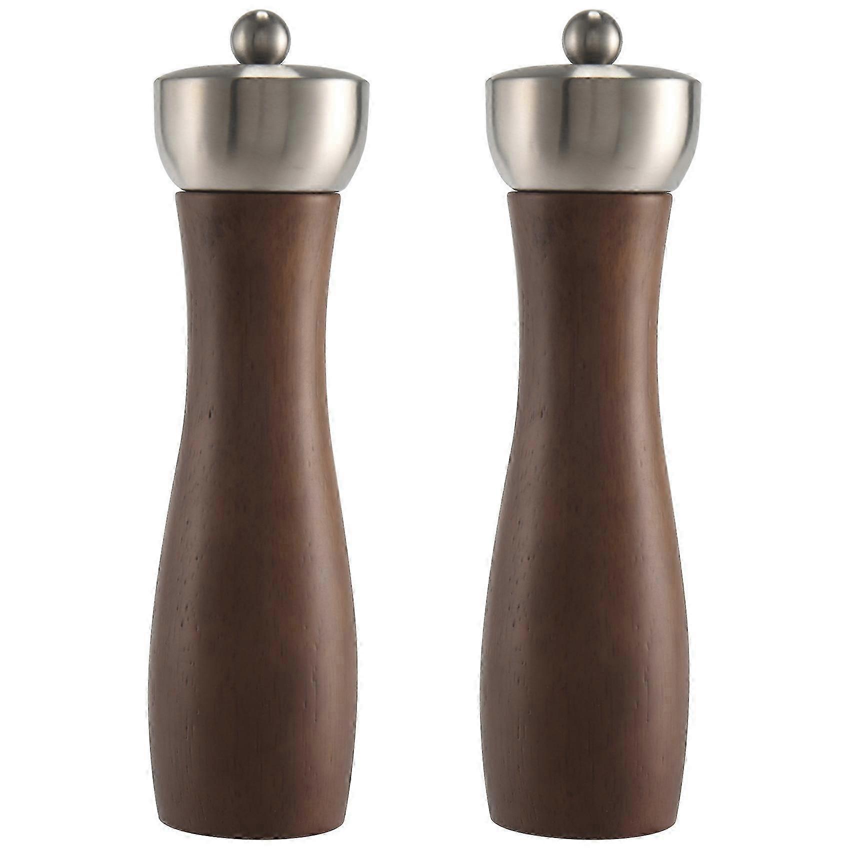 Ylellinen pyökkipuun suola- ja pippurimyllylahjasetti kotiravistimella