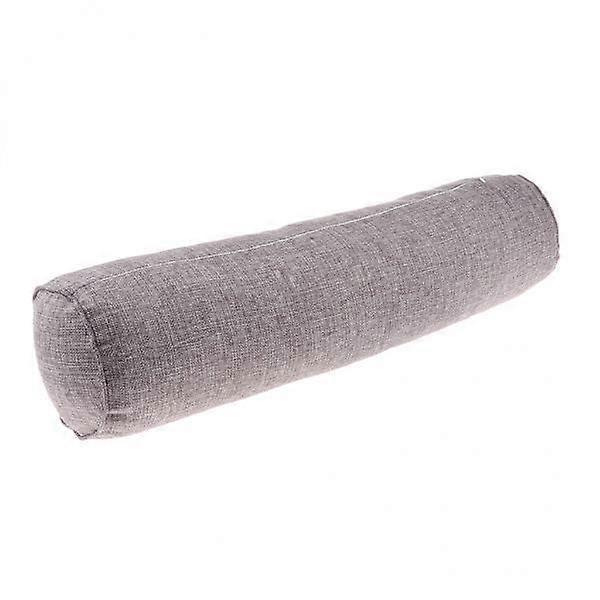 2X Orthopedic neck roll pillow Round cervical spine pillow gray