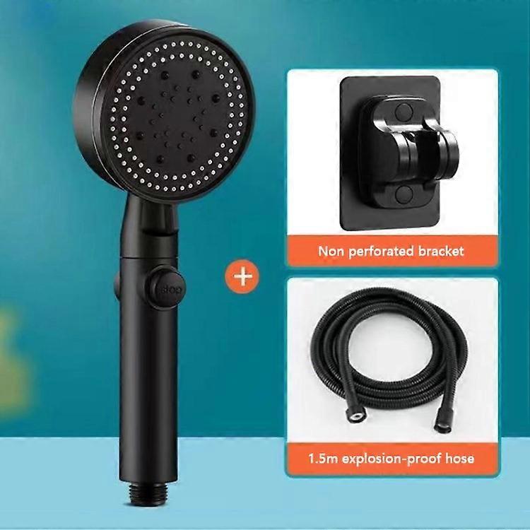 Shower Head with Hose 5 Spraying Modes High Pressure & Water Saving Showerhead Filter
