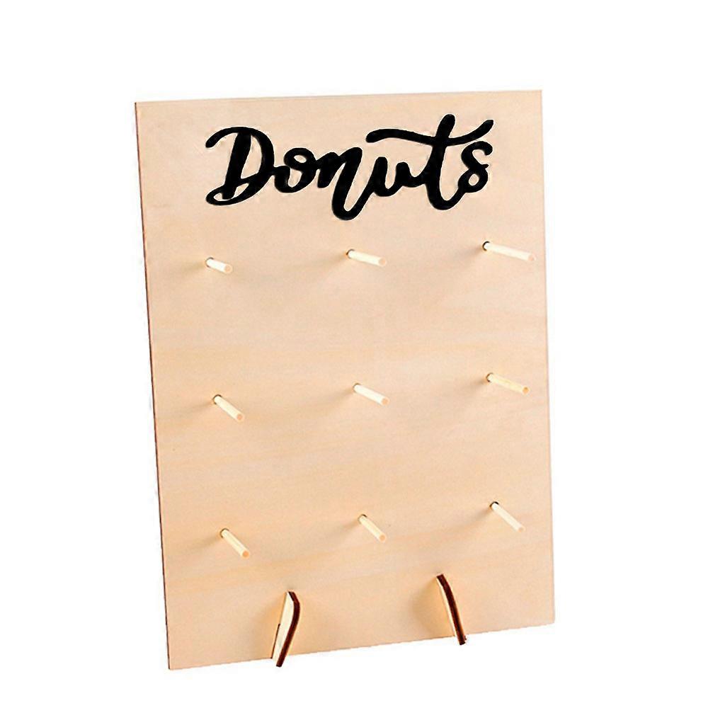 Donut Display Stand Reusable Donut Holder Donut Bagels Holders Doughnuts Board Fits 9 Doughnuts for Birthday Party