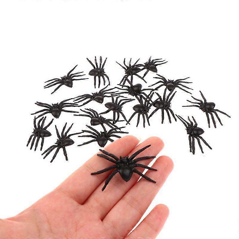30Pcs 시뮬레이션 공포 거미 유령의 집 할로윈 파티 장식 용품