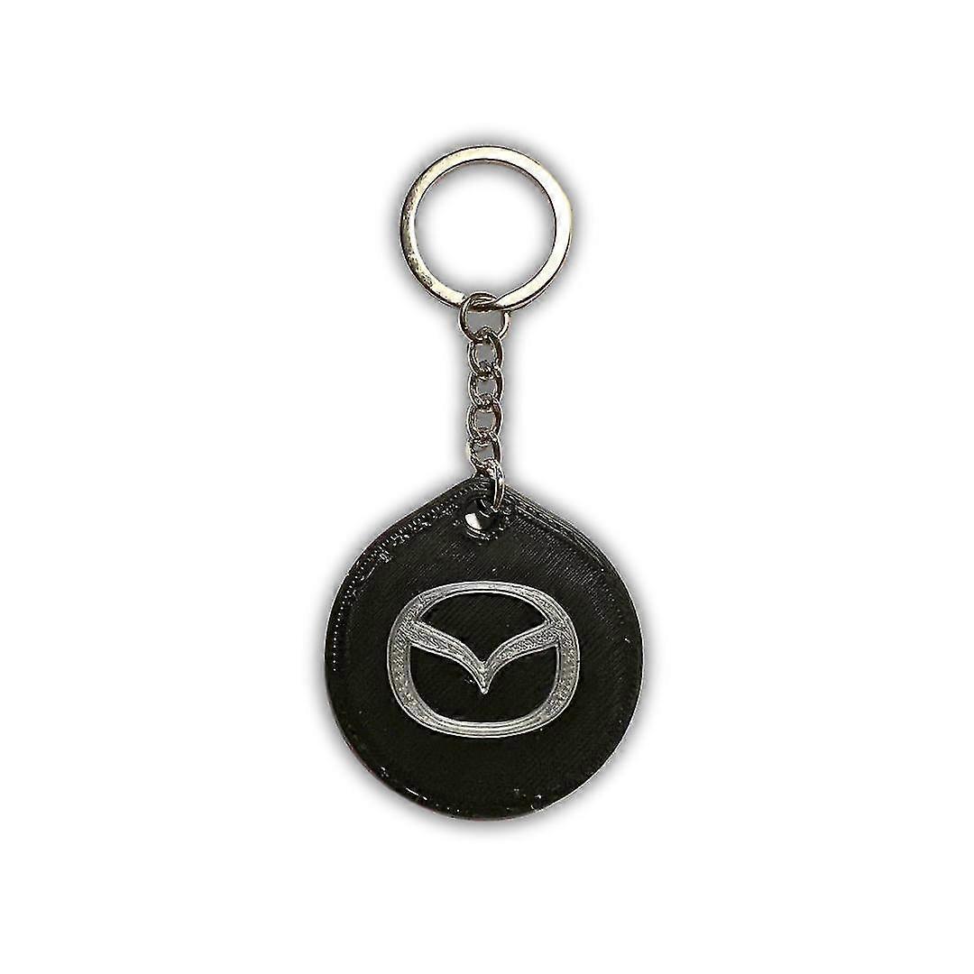 Key ring key chain emblem accessory for Mazda
