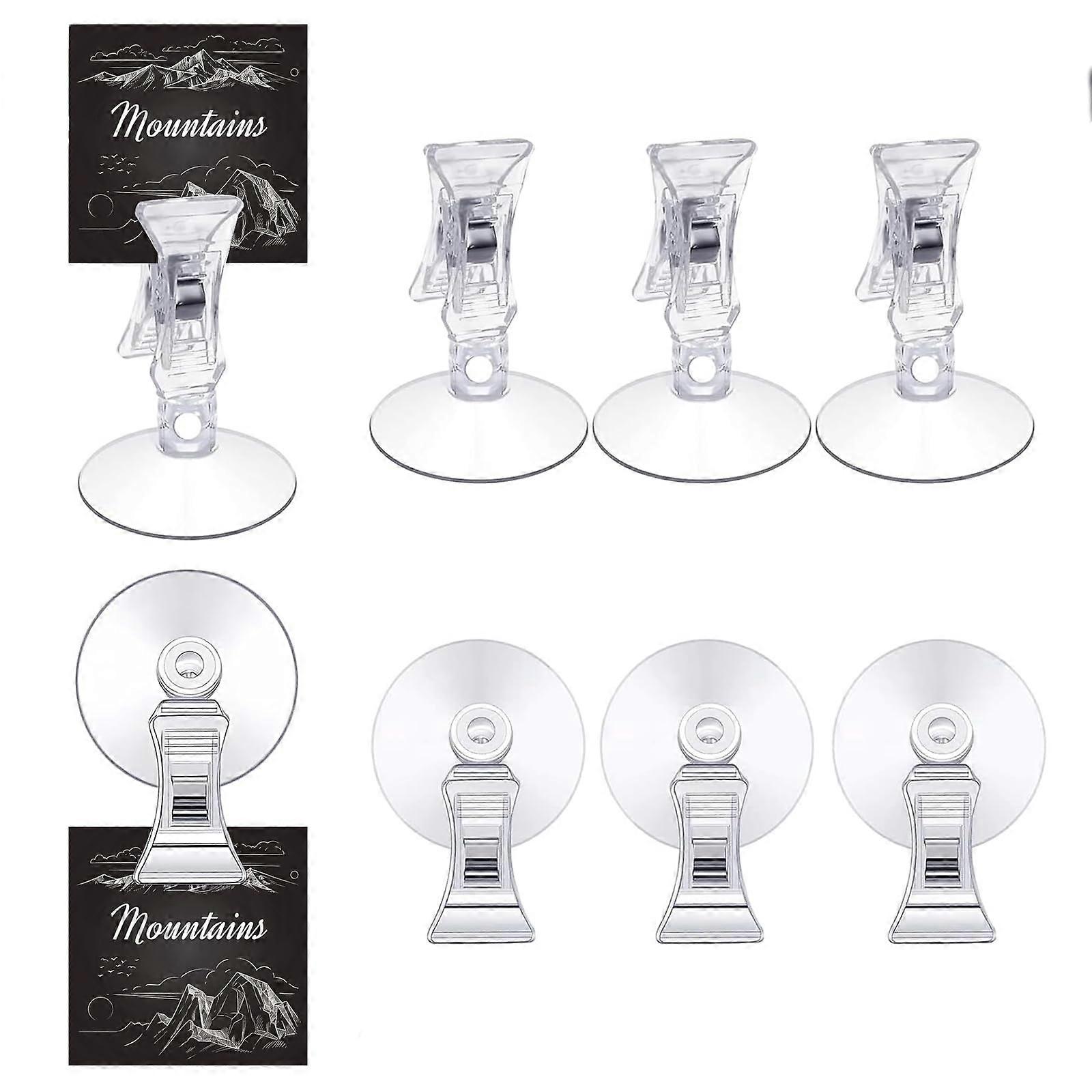 Pack of 8 Suction Cup Clip Suction Cups for Window Clips, Multifunctional Suction Hooks, Extra Strong Clips, Suction Cups with Clips