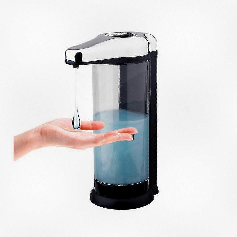 500ml Premium Non-Contact Battery Operated Electric Automatic Soap Dispenser with Adjustable Liquid Dispensing Volume Control Dial for Home 