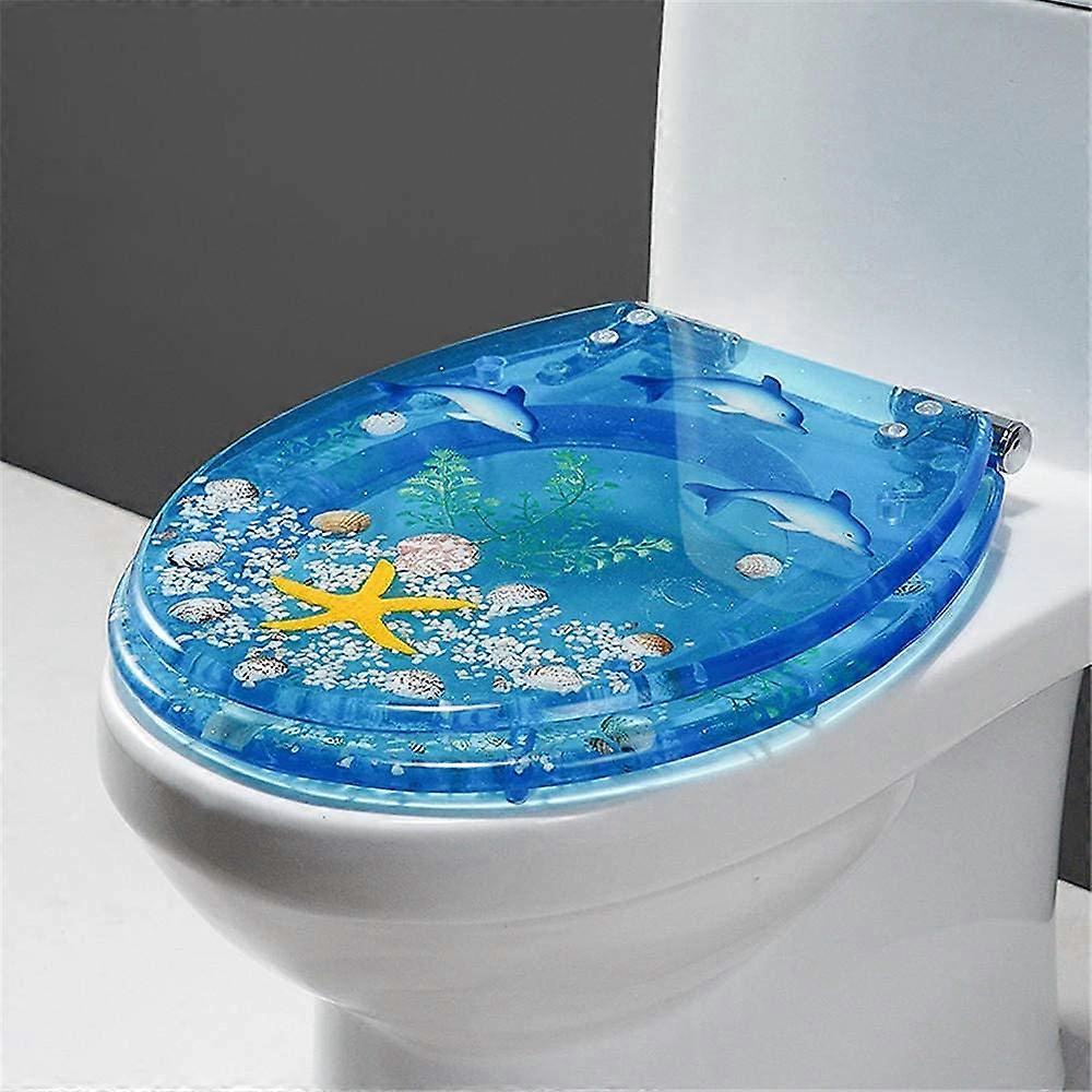 Toilet Seat Quick Release Soft Close Antibacterial Lid Fixing Adjustable Hinges V/O/U Shaped Toilet Lid Bath10