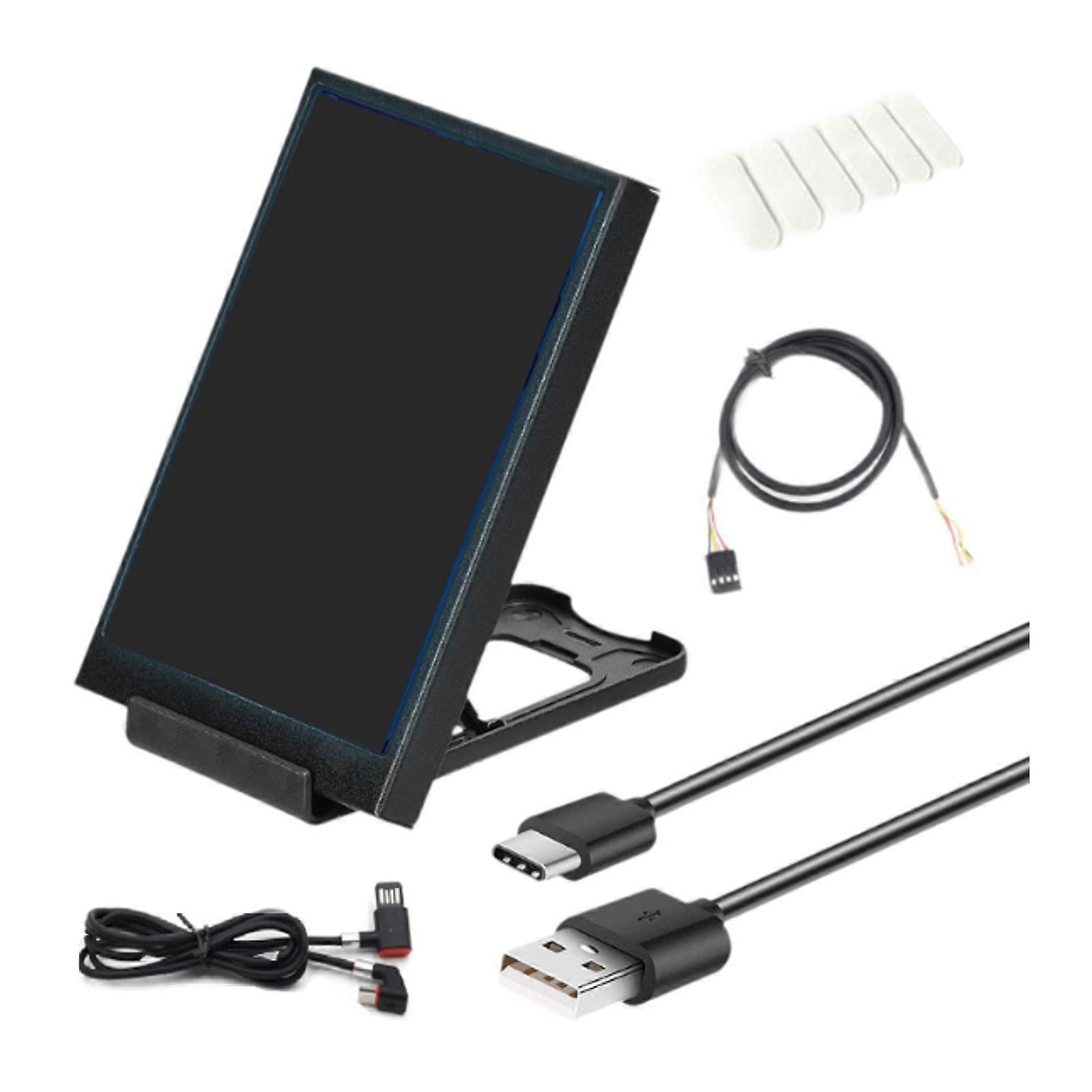 3.5" IPS PC CPU Data Monitor USB C Built in Selectable Themes Energy Saving