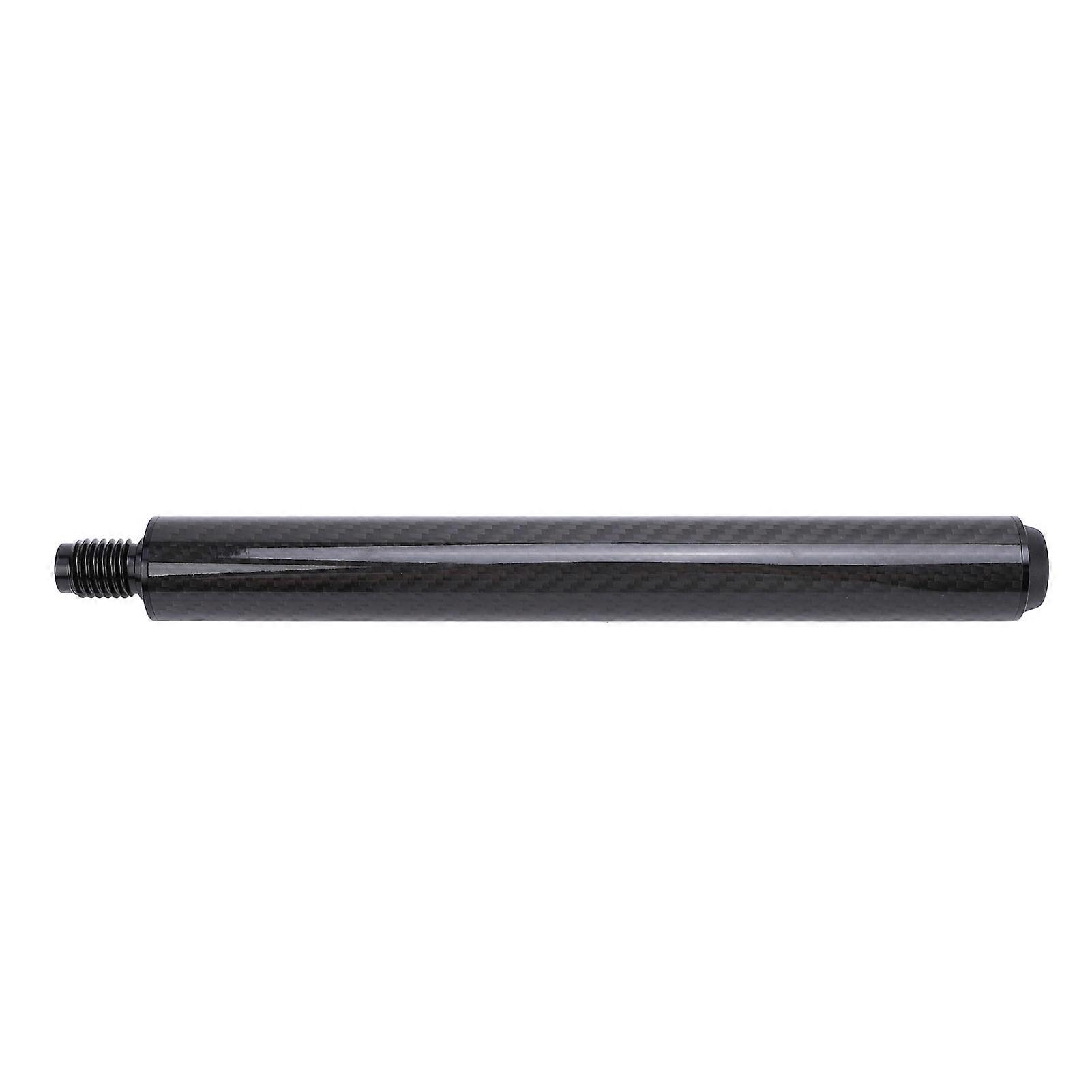 10 Zoll Kohlefaser Billard Pool Cue Extension Billard Zubehör Pool Cue Extender mit Gummi Endkappe