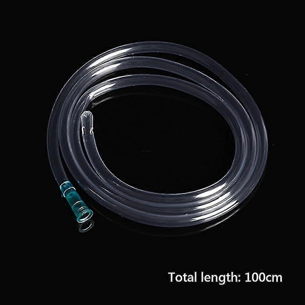 Reusable 50-550ml Plastic Syringe Pump for Nutrient Liquid Measuring with 100cm Hose, Large Capacity Graduated Medical Tool