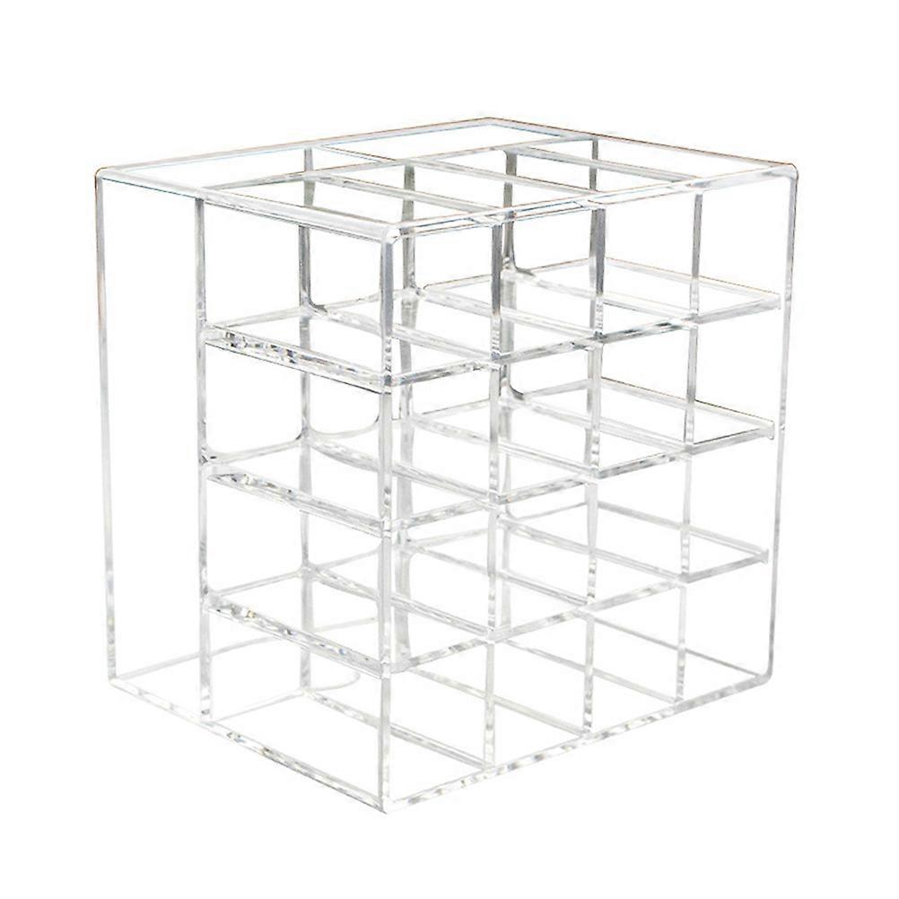 Acrylic Makeup Storage Box with Compartment for Cosmetics Organizer Suitable for Desktop Use 1pc